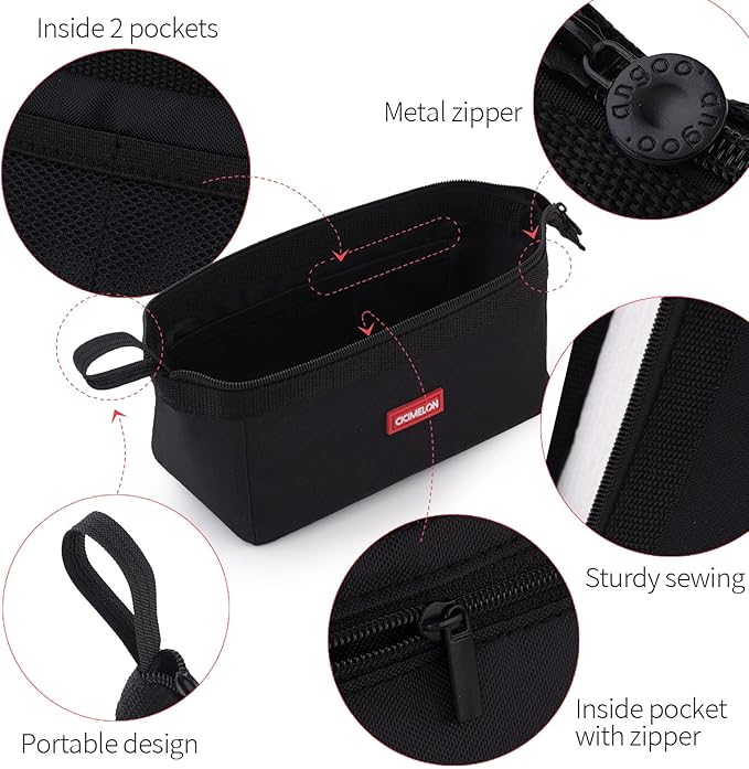 CICIMELON Pencil Case Large Capacity Pencil Pouch Pen Bag for School Teen Girl Boy Men Women