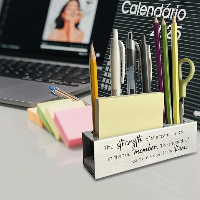 Team Gifts for Coworkers, Team Building Gifts for Employees, Co Worker, Stainless Steel Pen Pencil Holders WCC56
