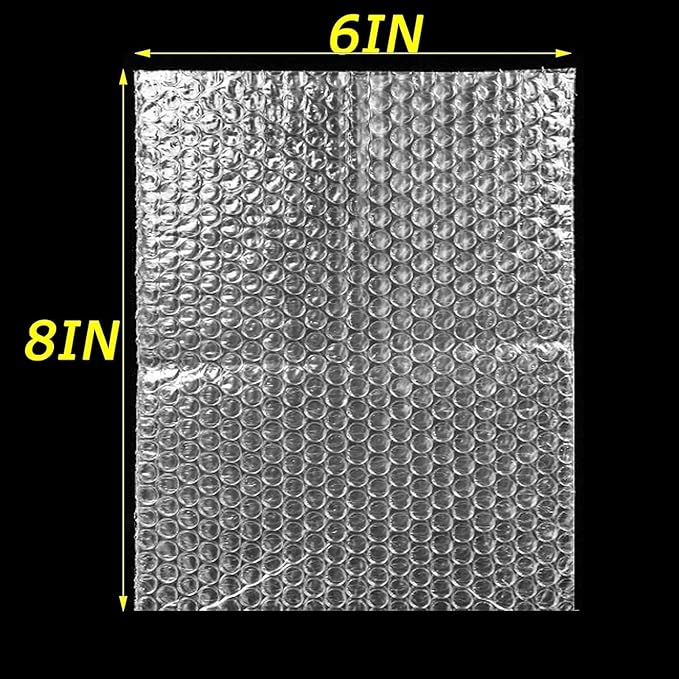 200Pcs Clear Bubble Out Bags, 15x20 CM Bubble Pouches Bags for Shipping, Double Wall Cushioning Wrap Bags for Moving Packaging Storage Fragile China Dishes Electronic Item