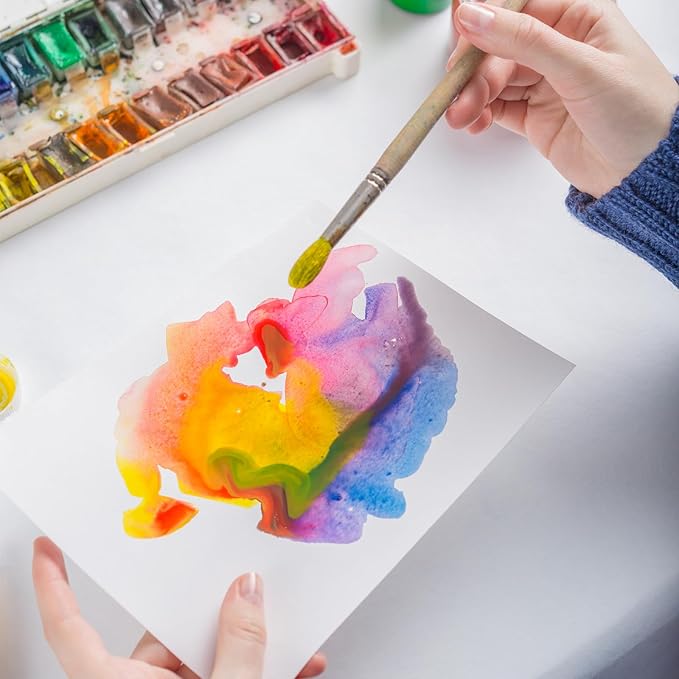 50 Sheets Thick Paper White Cardstock 5 x 7 Inch Smooth Heavy Cards Stock Printer Paper for Invitations, Menus, Wedding, DIY Cards, 250GSM Thick Paper