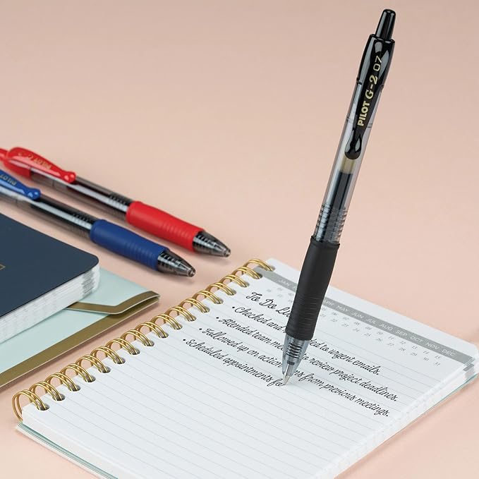 Pilot G2 Premium Gel Pens, Gel Roller Pens, Fine Point 0.7 mm Assorted Colors 8