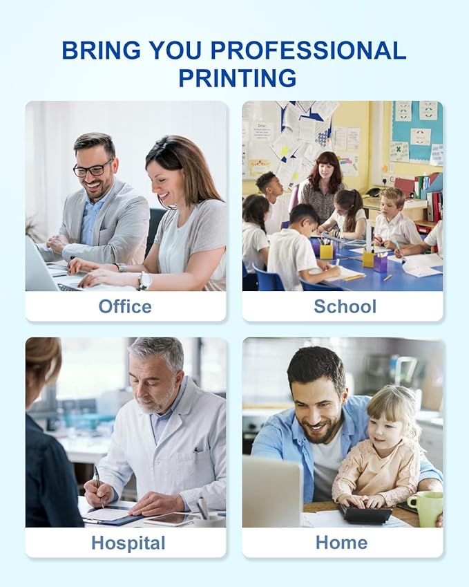 802XL Ink Cartridges Remanufactured for Epson 802XL Ink Cartridges Combo Pack for Epson 802 T802 Ink Cartridges Works with Epson Workforce Pro WF-4740 WF-4730 WF-4734 WF-4720 Printers BCMY 4 Pack