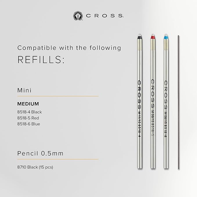 Cross Tech3+ Engraved Refillable Multi-Function Ballpoint Pen with Stylus, Medium Ballpen And Pencil, Includes Premium Gift Box - Satin Black