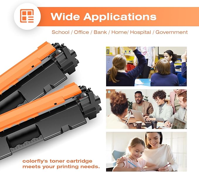 30A Toner Cartridge CF230A Replacement for HP 30A CF230A 30X CF230X Compatible with Pro MFP M227fdw M203dw M227fdn M203dn M227sdn M203d M227 M203 Series Printer