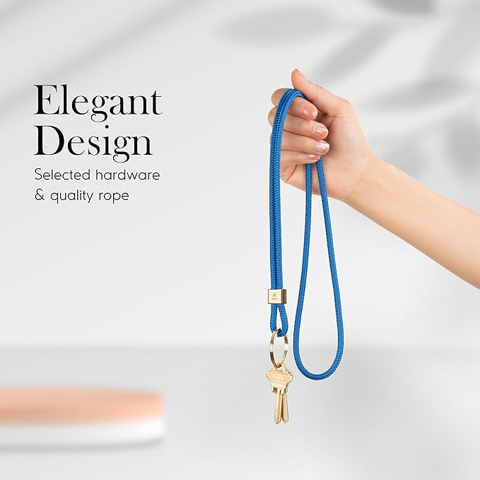 SENLLY Neck Lanyard Strap for Keys, Original Minimalist Design KeyChain Holder
