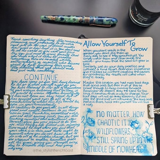 Monteverde Blue Mountain Fountain Pen - EF