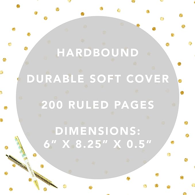 Graphique Soft Cover Journal, Peanuts Typewriter Design - 200 Ruled Pages, Cute Snoopy Design on Cover, 6" x 8.25" x .5" - Durable Notebook for Notes, Lists, Recipes, and More