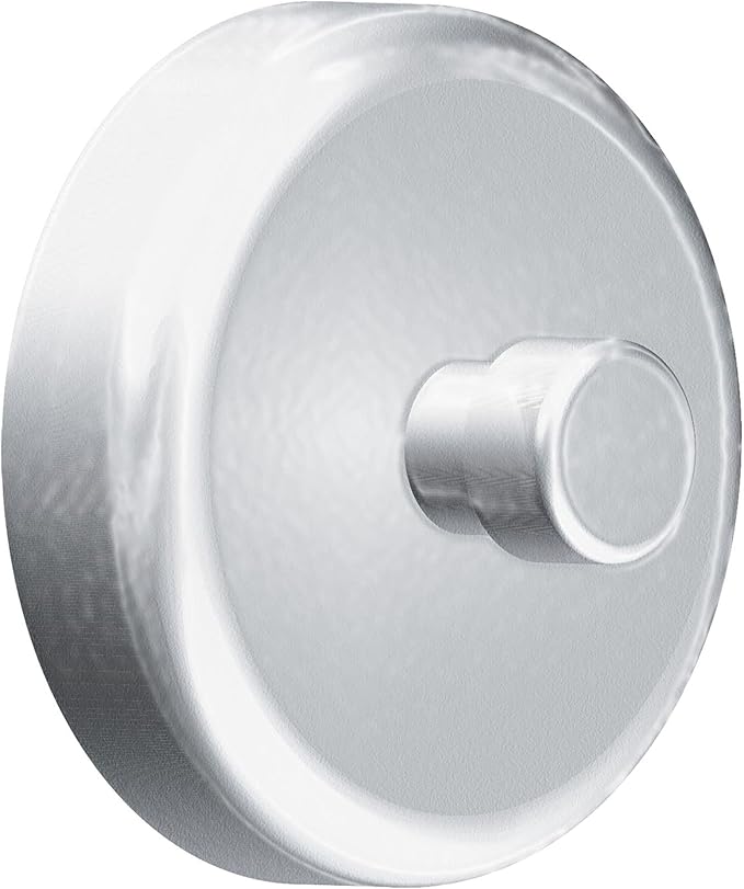 Kantek Mounting Magnets for Glove and Towel Dispensers, White/Silver, 1.5" Diameter, 4/Pack