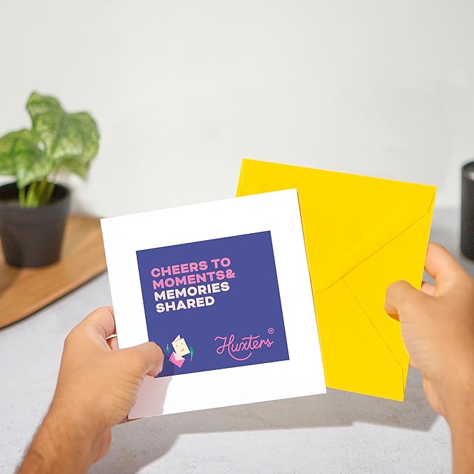 Huxters Birthday Card from the Dog – Collie - Happy Birthday to Dog Mum and Dog Dad – Birthday Card from the Dog to Friends Family First Birthday (Collie)