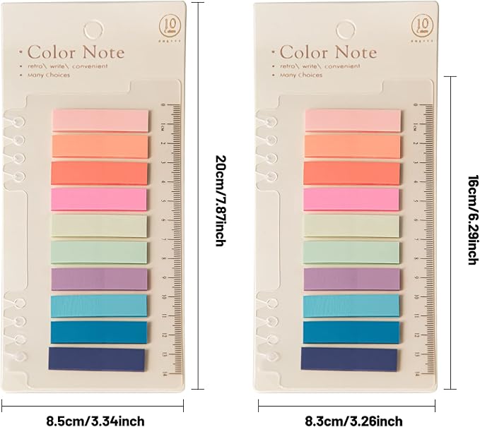 Golcellia Sticky Tabs, Book Tabs, Index Tabs, Page Tabs, Page Markers 1400 Pieces,70 Colors Annotation Tabs, Book Annotation Supplies