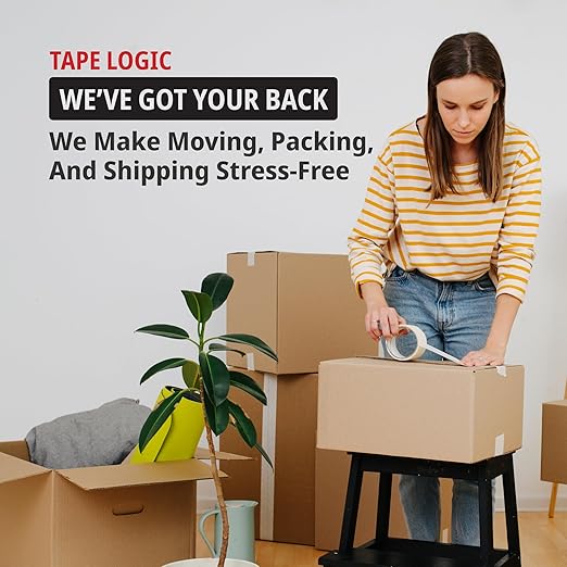 Tape Logic 3" Multi Roll Tape Dispenser - Heavy Duty Desk or Table Top Tape Dispenser with Non-Skid Base for Home or Office, Supplies for Packing, Shipping, Moving, & Mailing