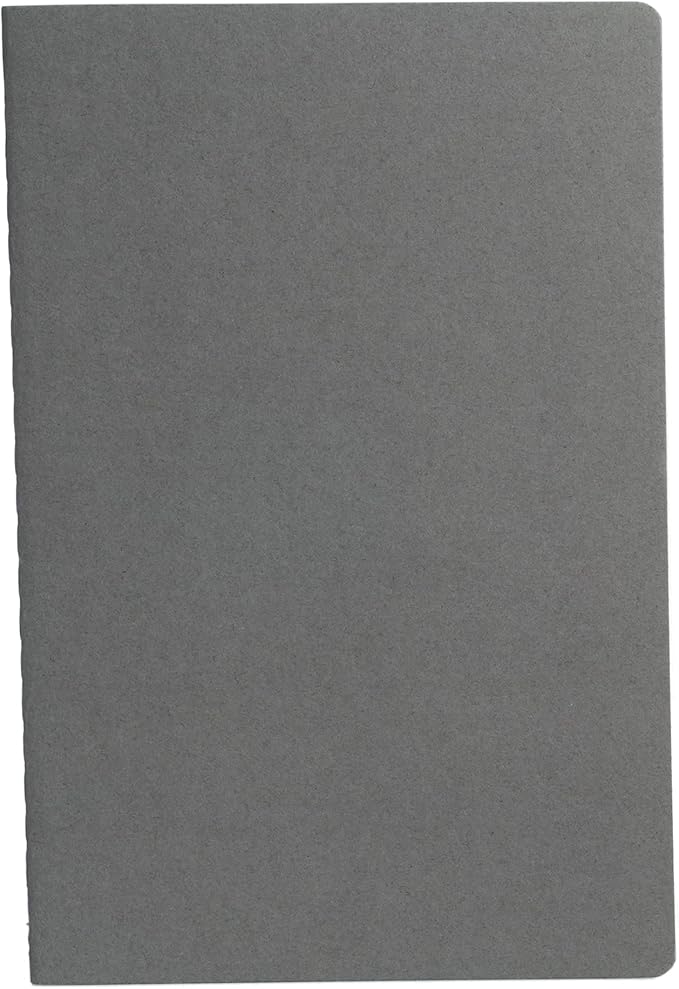 Simply Genius A5 Notebooks for Work, Travel, Business, School & More - College Ruled Notebook - Soft Cover Journal for Women & Men - Lined Note Books with 92 Pages, 5.5" x 8.3" (Gray, 30 Pack)