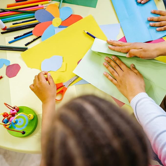 8.5x11 Cardstock 25sheets Colored Cardstock Assorted 25 Colors, 90 lb/250 gsm Card Stock Colored Paper for Cricut Machine, Card Making, Scrapbook & DIY Crafts