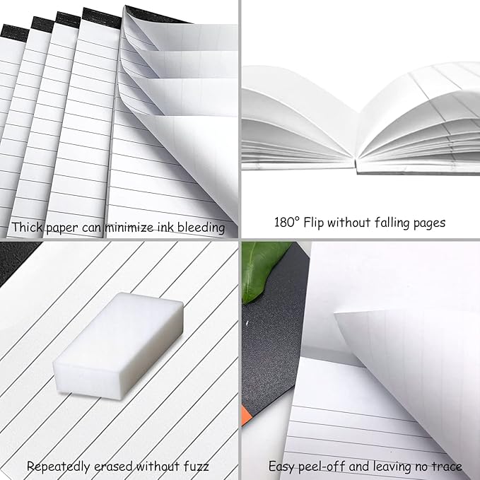 Notepads Bulk for Daily Planning and Organization of Work – 4 x 6-inches Ruled Pages – Thick Bright White Paper – 30 Pages – Note Pads College Ruled – Pack of 20