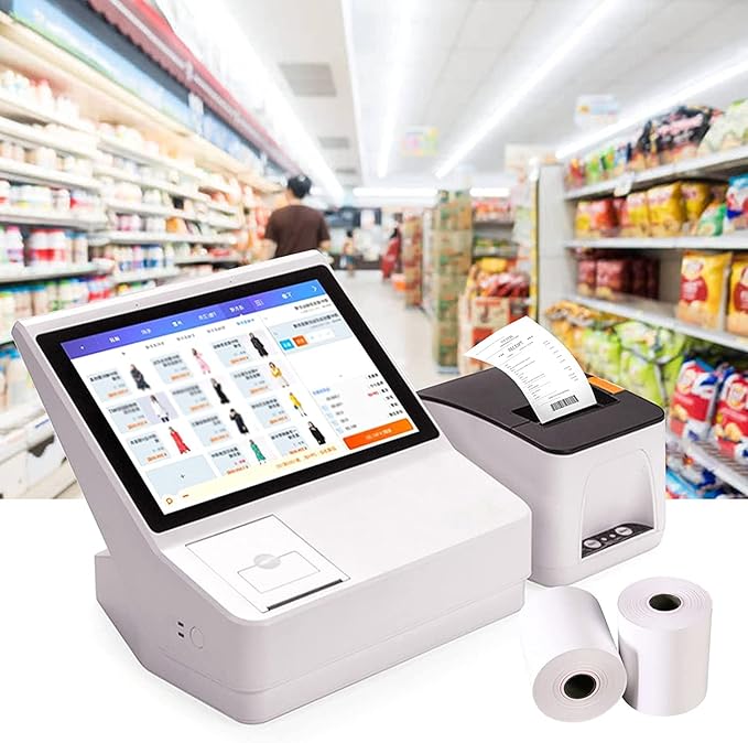 Immuson 2 1/4 x 50 Thermal Paper Receipt Rolls 2.25 x 50 ft Receipt Paper POS Cash Register Fits Credit Card Terminals Verifone (1000 Rolls)
