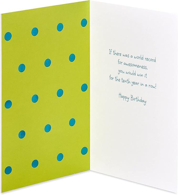 American Greetings 10th Birthday Card (Big 10)
