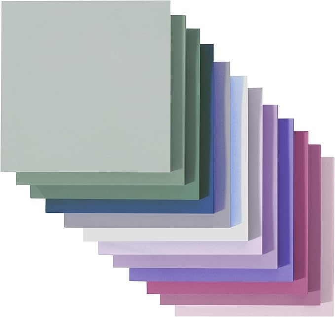 Mr. Pen- Colorful Sticky Notes, 3”x3”, 12 Pads, Mute Colors Sticky Notes Bulk, Sticky Note, Self-Stick Note Pads, Back to School Supplies