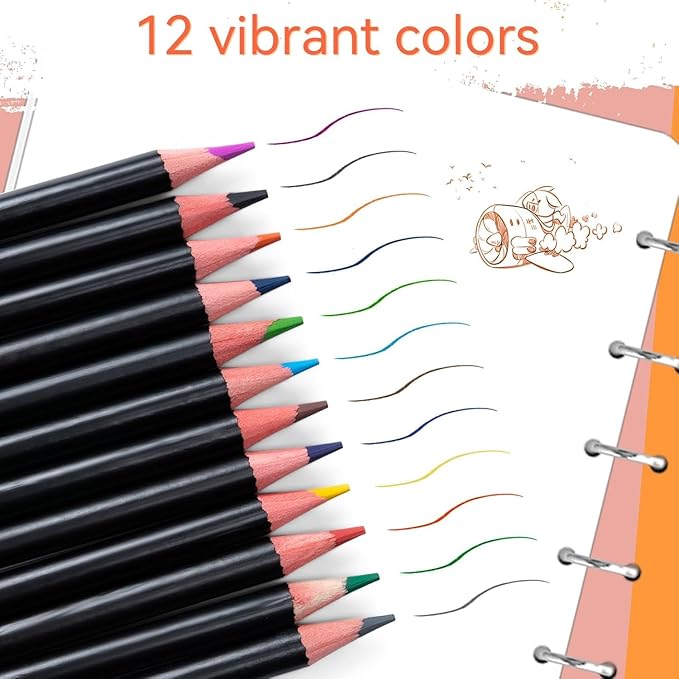 S & E TEACHER'S EDITION Colored Pencils 240Pcs, Pre-sharpened Super Soft Core Lead, Kid's Colored pencils,In Drawing Pencils, Woodcase Lead, Bulk Back to School Supplies