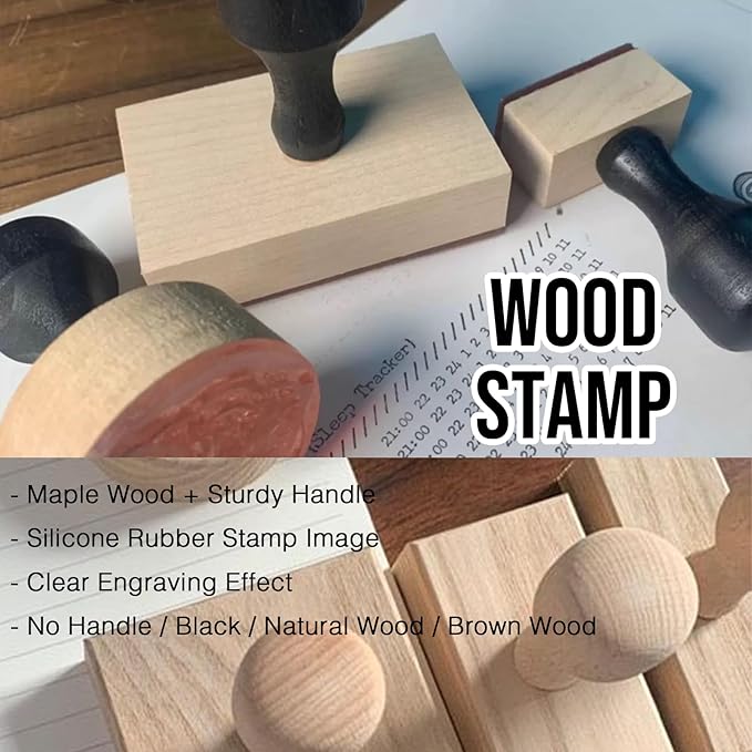 XRLSG Custom Rubber Stamp Personalized Logo Stamp with Text Branding Stamp Ideal for Business Artwork