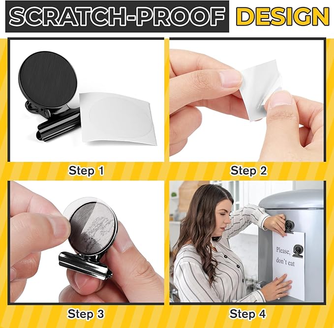 20 Pack Fridge Magnets Clips Heavy Duty, Strong Magnetic Clips, Cute Refrigerator Magntes Clip Whiteboard Magnets ClipsBest for Photo Display,Whiteboard,Refrigerator,Locker