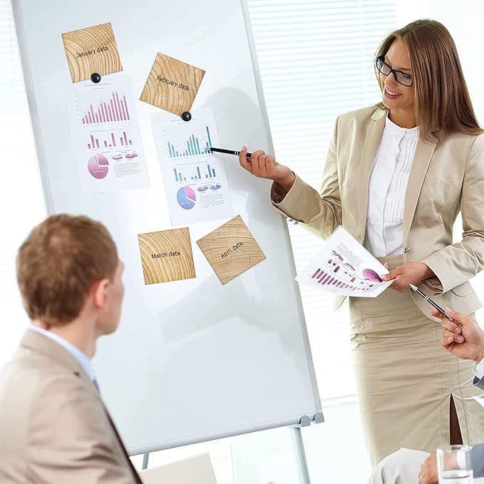 9 Pieces Wooden Pattern Sticky Notes 3x3 Inch Adhesive Wood Grain Memo Notes Self-Stick Note Pads for School Office Home Supplies Students Teachers Present, 9 Styles