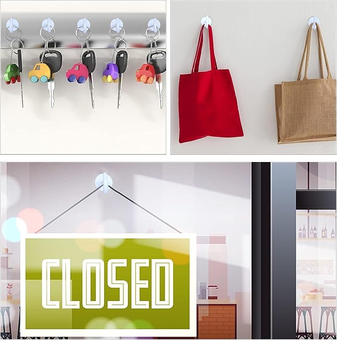 DIYMAG Magnetic Hooks, 25Lbs Strong Heavy Duty Cruise Magnet S-Hooks for Classroom, Fridge, Hanging, Cabins, Grill, Kitchen, Garage, Workplace and Office etc, (200Pack-White),Screw in Hooks