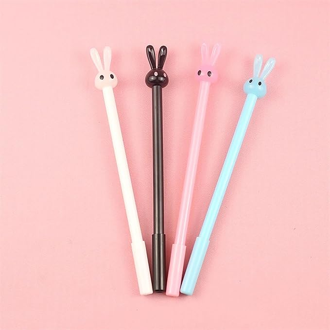 YYaaloa 32pcs Easter Ear Pens Gel Ink Pens 0.5 mm Black Ink Novelty Pens for Child, Women Coworkers Kids Office School Home Wedding Bridal Shower Gifts Party Supplies (Easter Pens 32pcs)