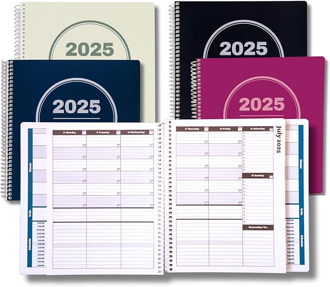 Order Out Of Chaos Academic Planner 2025-2026 Daily Weekly and Monthly Calendar, School Agenda Book, July 2025-June 2026 planner 8.5 x 8.25 Homework Organizer (Pistachio)