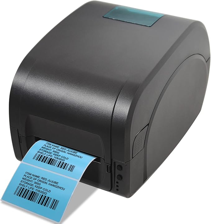 Hybsk 3x2 inch Color Direct Thermal Labels for Shipping, Barcodes, Address, Compatible with Rollo Label Printer & Zebra Desktop Printers(3"x2",Light Blue)
