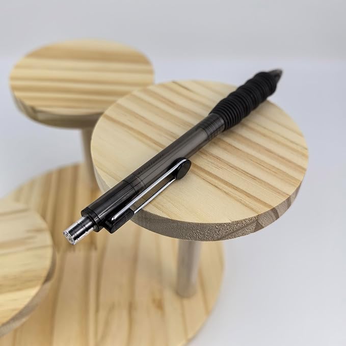 Fengtaiyuan Black Ink, 1.0mm, Retractable Gel Ink Rollerball Pens, Bold Point, Comfortable Grip, Easy Hold, Writting Smooth, 6 Pack (BlackZS10P6)