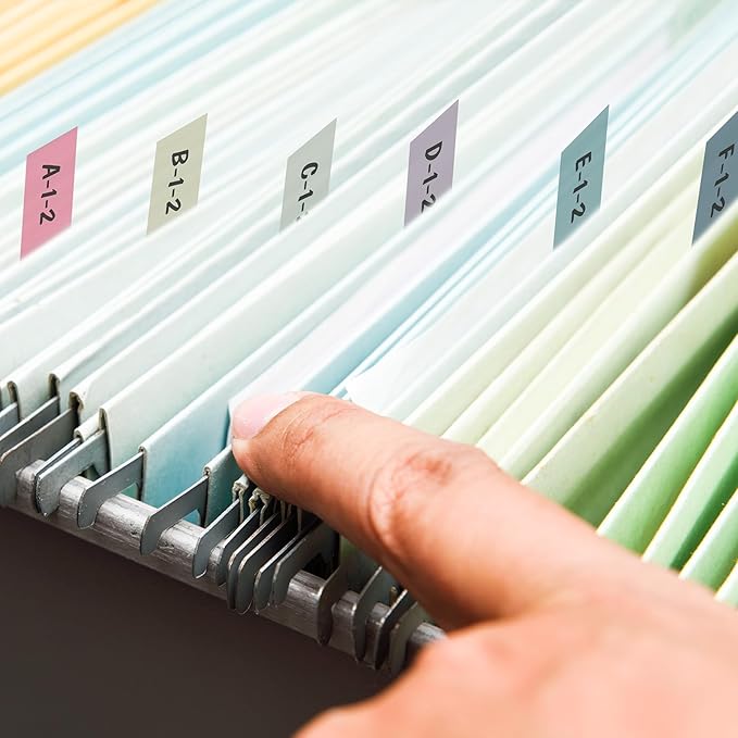 ZTML MS 1400 Pieces Tabs, Morandi Sticky Tabs, Page Markers, Page Tabs for Binders, Colored Book Tabs for Annotating Books, Reading Notes and Classify Files, 26 Sets Book Sticky Tabs for Notebooks