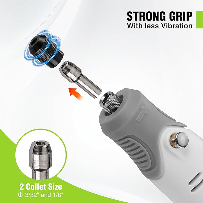 WORKPRO Cordless Rotary Tool Kit with 71pcs Accessories, 3 Variable Speeds, USB Rechargeable Mini Rotary Tool for Engraving, Sanding, Polishing, Carving, Cutting, DIY Crafts