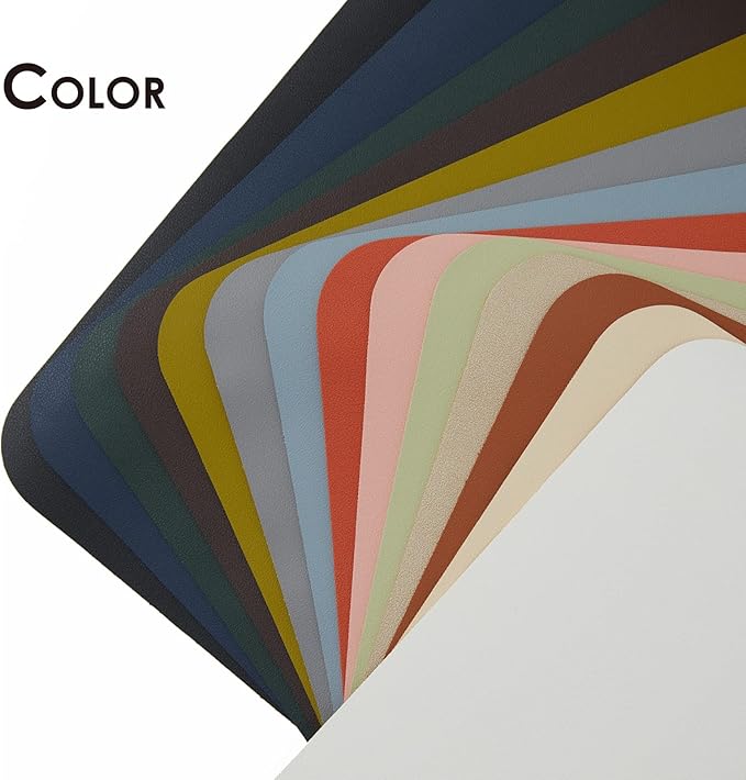 Compact Cork Desk Mat - Small Dual-Sided Desk Pad for Office and Home - Desk Organization and Accessories - Ideal for Large Mouse Pad and Small Desk Mats on Top of Desks(Coffee,23.6"x 11.8")