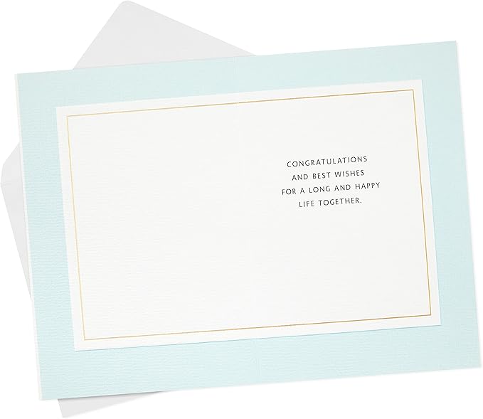 Hallmark Wedding Card, Engagement Card, Bridal Shower Card (To Have and To Hold Wedding Bands)