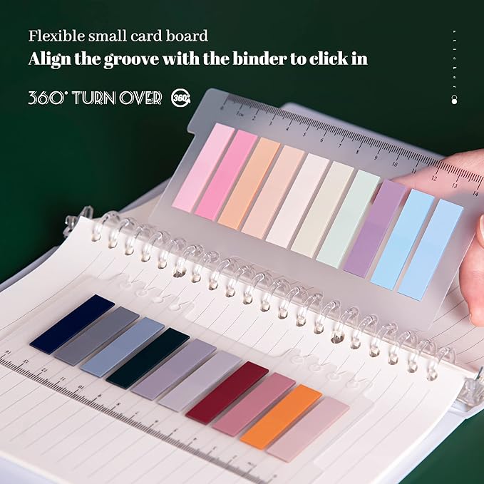Golcellia Sticky Tabs, Book Tabs, Index Tabs, Page Tabs, Page Markers 1400 Pieces,70 Colors Annotation Tabs, Book Annotation Supplies
