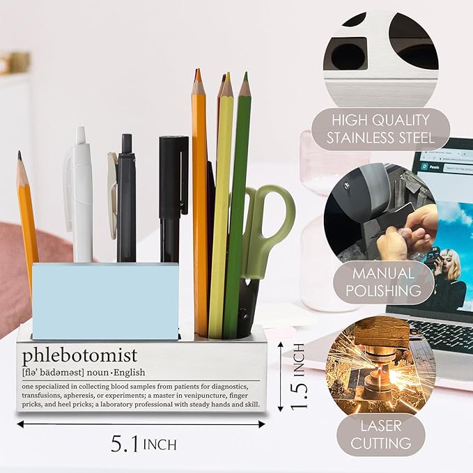 Phlebotomist Gifts, Phlebotomy Supplies, Phlebotomy Office Decor, Phlebotomist Week Gifts, Phlebotomy Appreciation Thank You Gifts Pen Pencil Holders WCC35