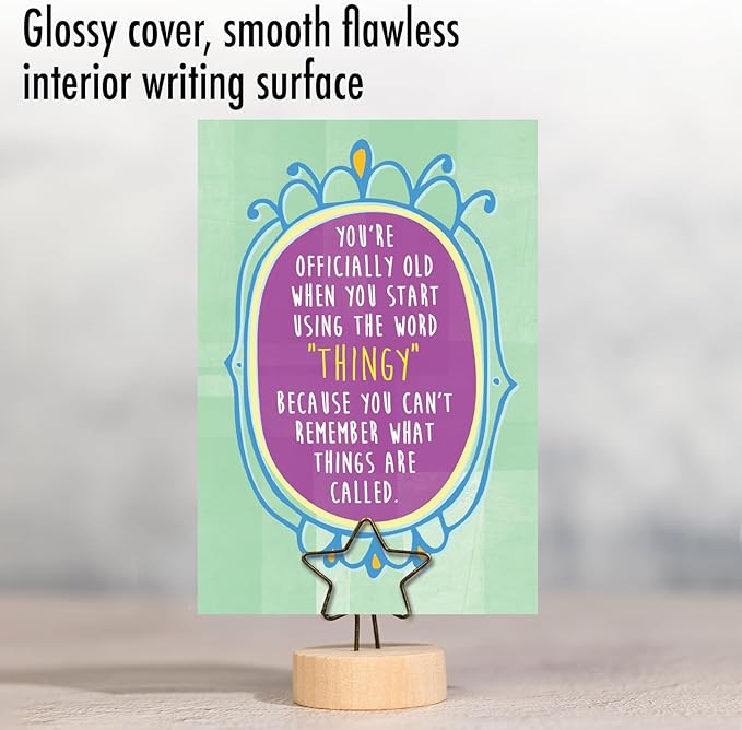 NobleWorks Funny Birthday Greeting Card with 5 x 7 Inch Envelope (1 Card) Bday Thingy C8641BDG