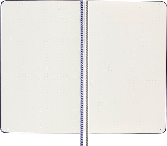 Moleskine Art Logbook, Hard Cover, Large (5" x 8.25"), Dotted, Lavender Violet, 160 Pages