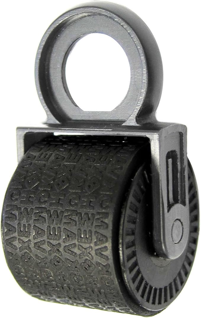 Guard Your ID Identity Protection Security Prevention Stamp Roller (Black) IS-520CM