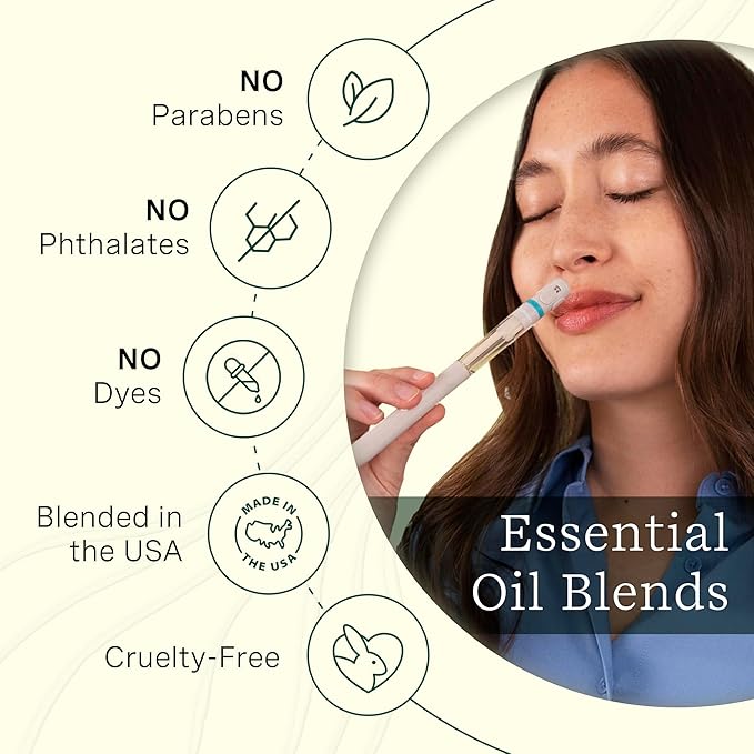 Lifelines Pen Diffuser Set, 2-Pack (Crisp Mountain Air & Walk in the Woods) - 1mm Black Ballpoint Pens with Scented Essential Oil Blends – Aromatherapy Diffuser & Sensory Immersion Diffuse Aroma