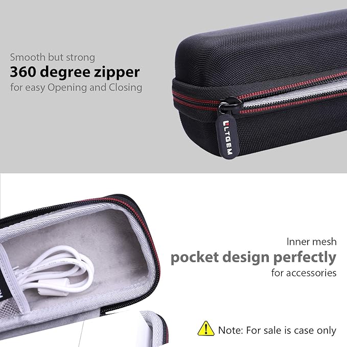 LTGEM Hard Case for Brother DS-640 / DS-740D / DS-940DW / DS-720D Compact Mobile Document Scanner & Itari Portable Printer - Protective Carrying Storage Bag