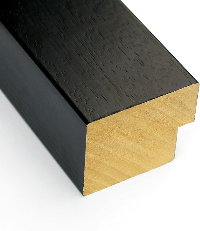 Amanti Art Black Cork Board for Wall, 16x22 Vision Board with Black Wood Frame, Small Corkboard Office Decor for Home Organization, Modern Corkboard Pinboard to Display Items for Home Organization in