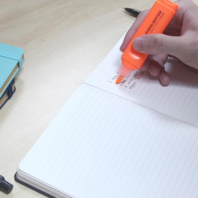 Dot Matrix Hardcover Notebook - 2 Books 3.5“ x 5.5”- Made of sustainable and excellent quality paper, simple, natural and portable, suitable for school, office use (black red)