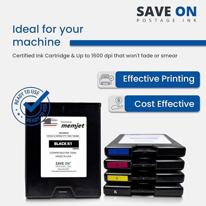 Save On Postage Ink, (2-Pack Memjet Ink Cartridge Compatible Formax CJ-23 | Memjet Ink Compatible HI-Cap Magenta Ink Tank for ColorMax7 and ColorMax8 | 2 Pack