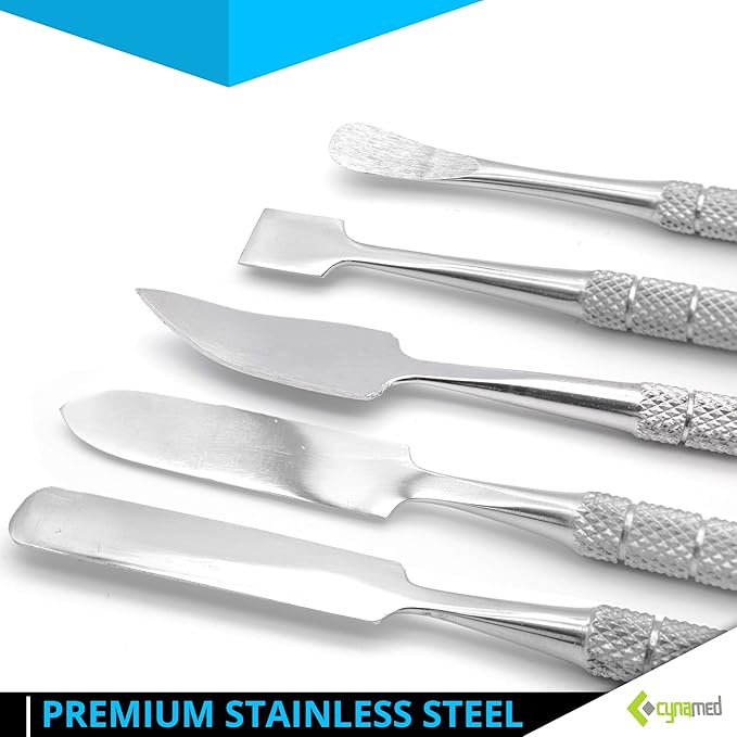 CYNAMED 5PC Spatula Wax & Clay Sculpting Tool Set