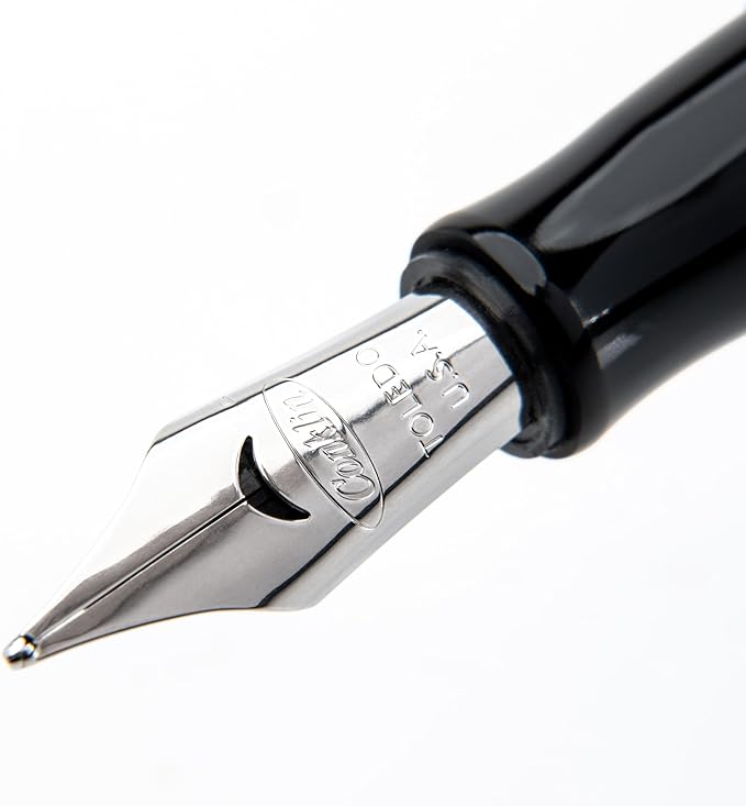 Conklin Duragraph Fountain Pen Ice Blue - Broad Nib, Elegant Writing Instrument with Cool Blue Finish