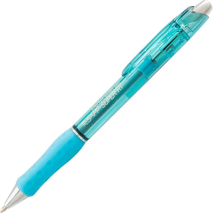 Pentel RSVP Super RT Ballpoint Pen, (1.0mm) Medium Line, Assorted Ink (DPSV), 4-pk - BX480BP4M1
