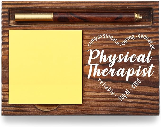 Physical Therapist Sticky Notepad Holder, Thank You Physical Therapy Gifts, Appreciation Gifts for PT Pediatric Physical Therapy, Pt Therapists Sticky Note Pad Holder TZP28