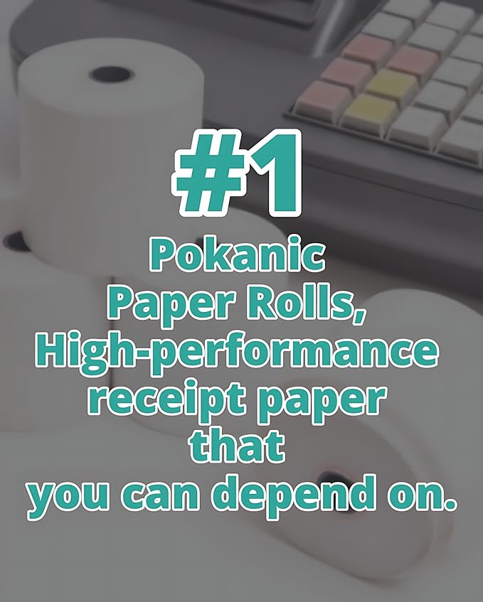 3" x 150' 1 Ply Bond 10 Rolls White Paper Kitchen Receipt POS System Cash Register Compatible with Clover Epson SNBC Star Sam4s Ellix Bixolon Impact Printers SP700 ERC30 34 38 (10 Rolls)