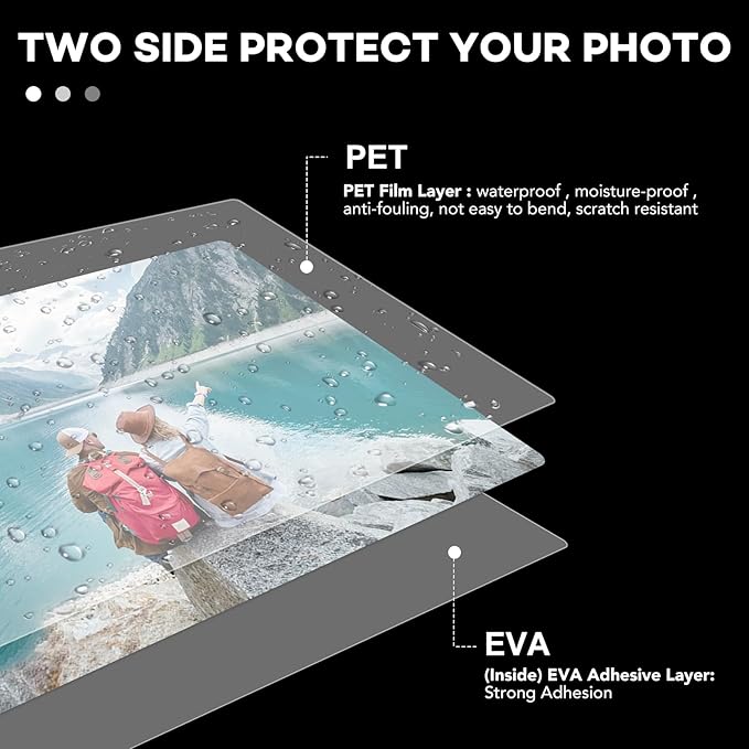 300 Pack Laminating Sheets, 3 Mil, 9 x 11.5 Inches Thermal Laminating Pouches Lamination Sheet Paper for Laminator, Clear, Letter Size, Office and School Supplies